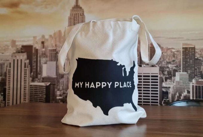 Tote Bag "My Happy Place"