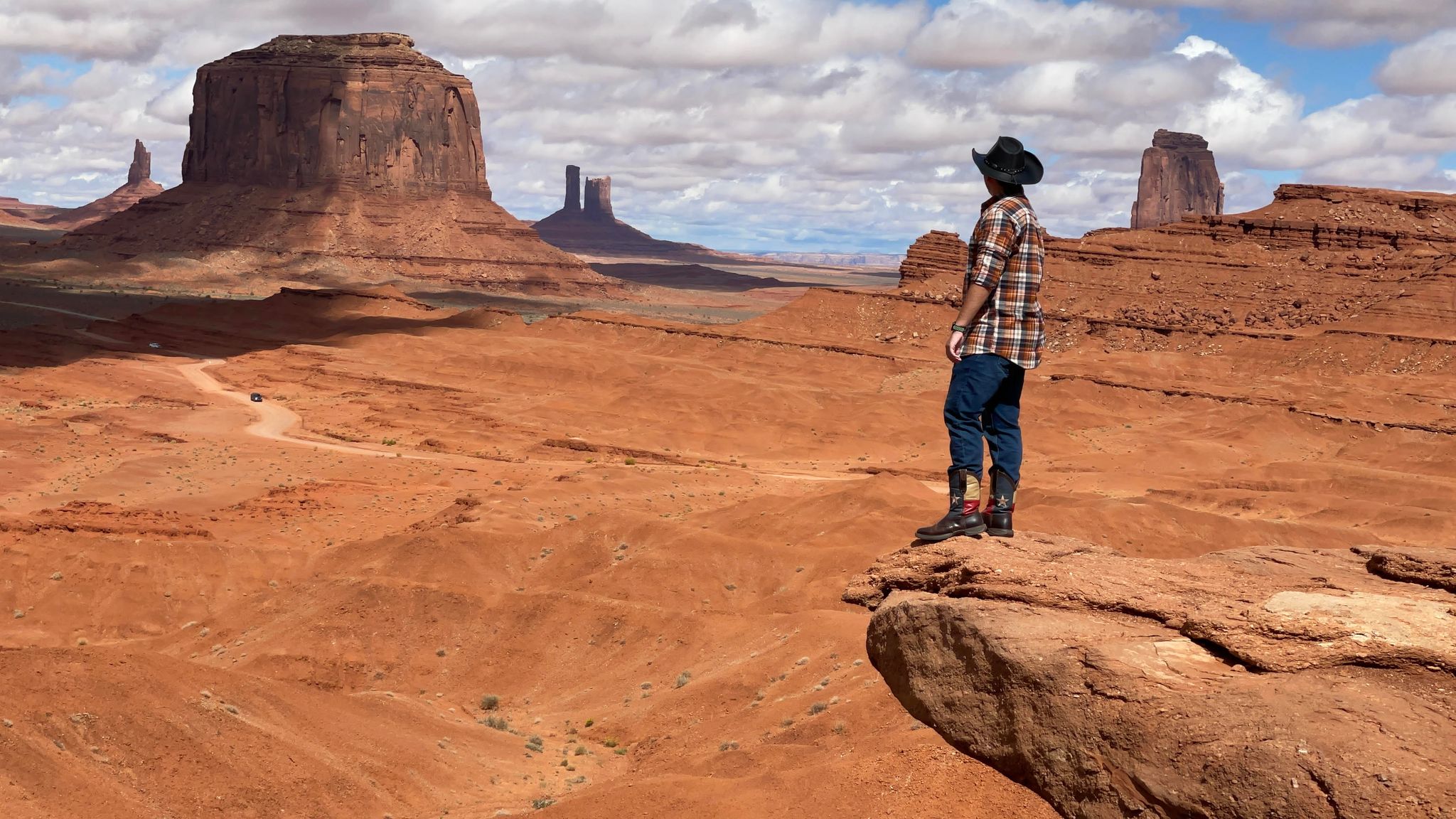 monument valley cow boy